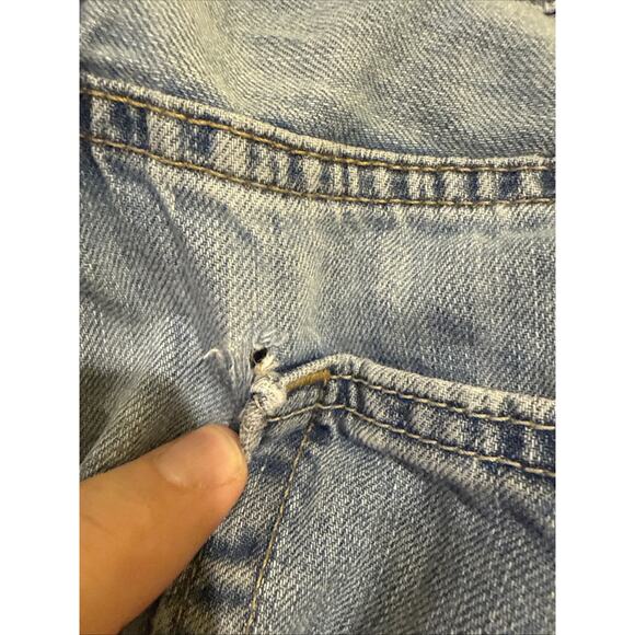 Levis 559 Jeans Mens 34x30 Blue Denim Relaxed Straight Medium Wash Casual Baggy - Picture 10 of 13